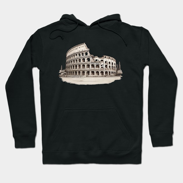 Roman colosseum Hoodie by STARSsoft